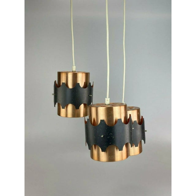 Metal Mid-Century Space Age Cascading Ceiling Lamp in Metal from VEB Deutsche Werkstätten Hellerau For Sale - Image 7 of 13
