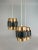 Metal Mid-Century Space Age Cascading Ceiling Lamp in Metal from VEB Deutsche Werkstätten Hellerau For Sale - Image 7 of 13