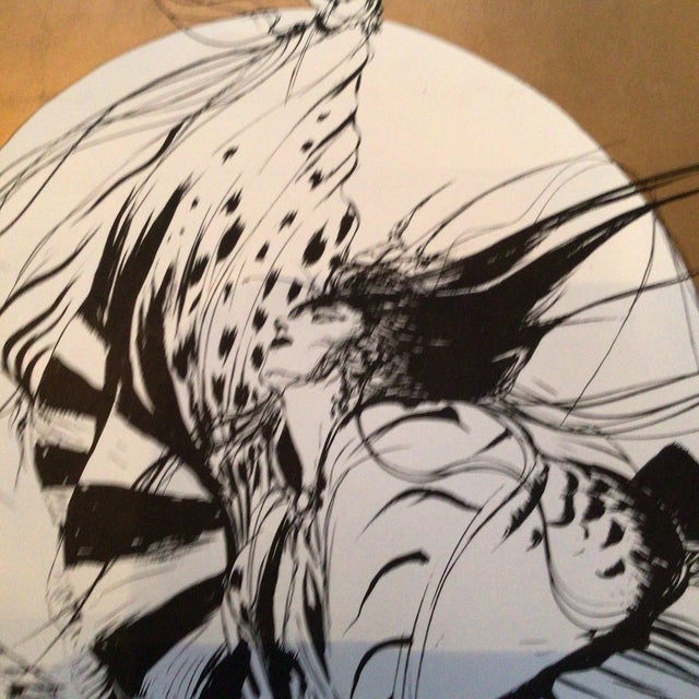 Illustration Print From 1989 "Fanciful Calendar" by Yoshitaka Amano, Produced by Ten Production. For Sale - Image 10 of 12