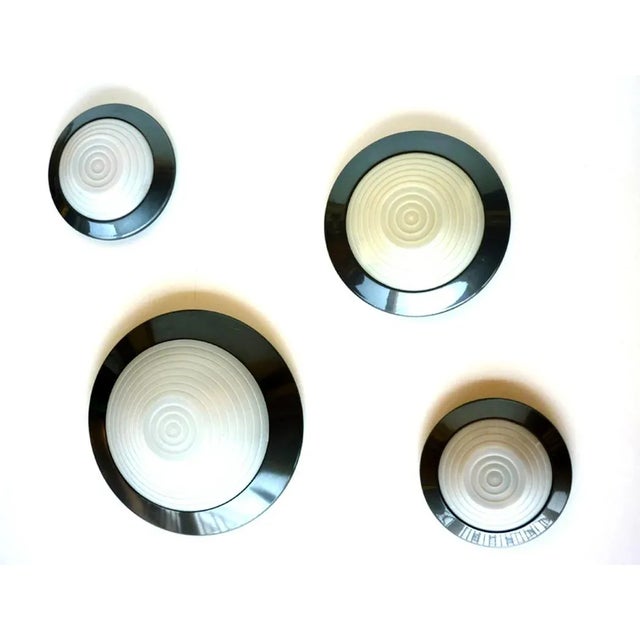 Metal Vintage Ceiling Lights by Ezio Didone for Arteluce, Set of 4 For Sale - Image 7 of 7