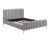 Transitional Angela Grey Full Bed For Sale - Image 3 of 7