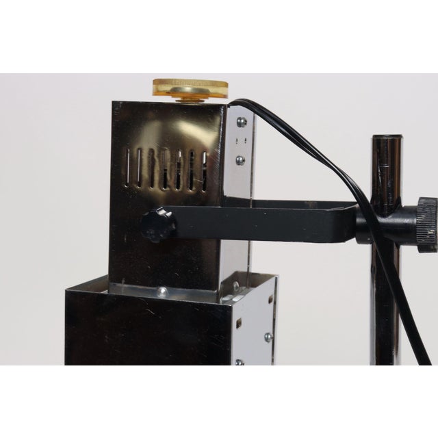 Vintage Koch & Lowy Chrome Adjustable Task / Table Lamp With Articulating Shade For Sale - Image 14 of 17