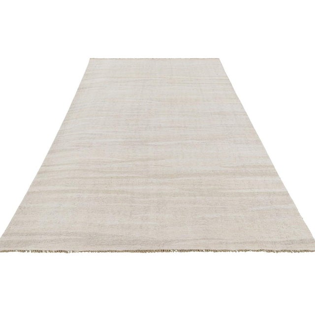 Traditional Vintage Kilim in White and Beige Tones, From Rug & Kilim For Sale - Image 3 of 7