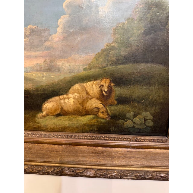 Mid 19th Century 19th Century English Oil on Canvas For Sale - Image 5 of 6