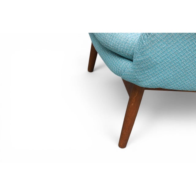 Mid 20th Century 1950s Attributed to Kurt Østervig Lounge Chair in Teak For Sale - Image 5 of 6
