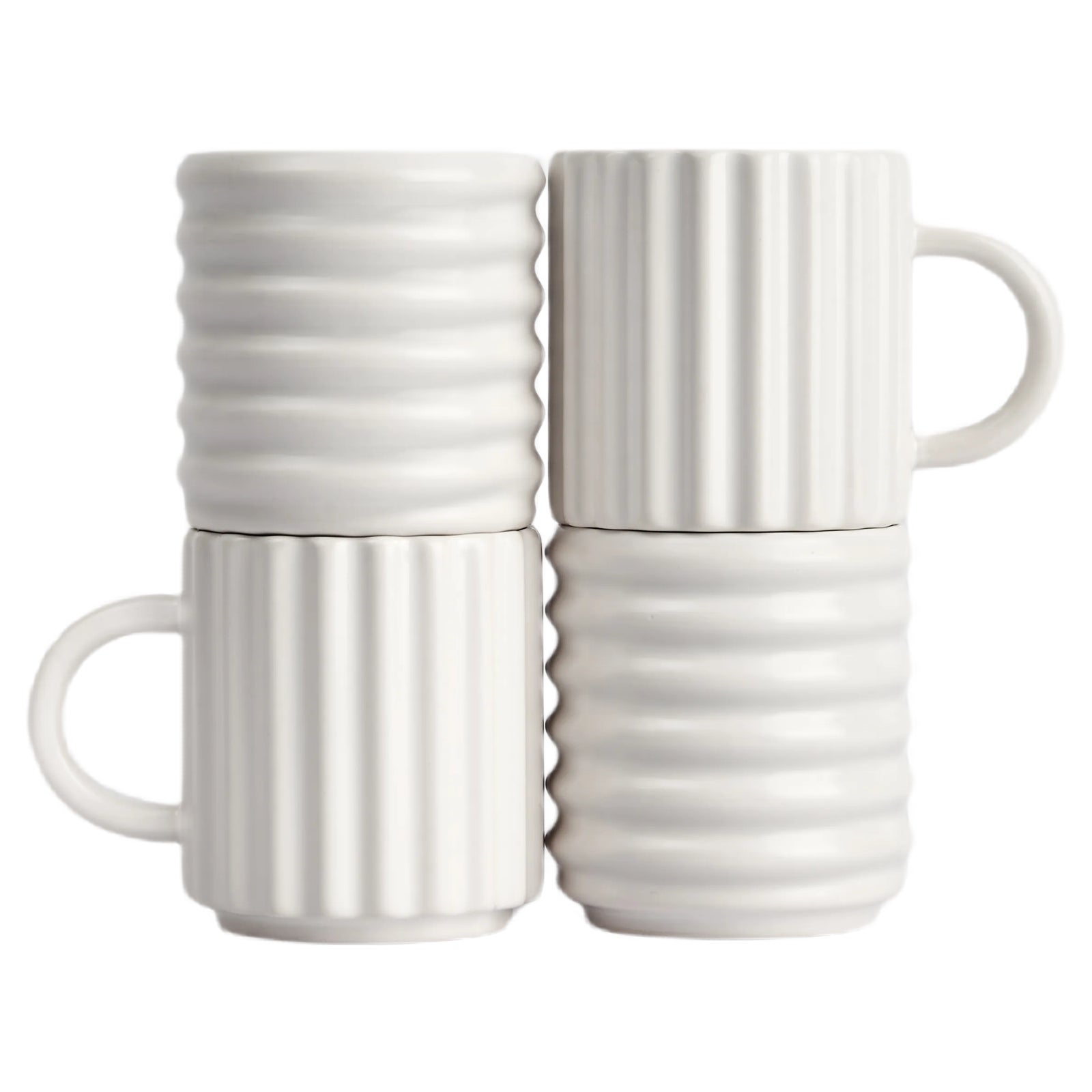 Ripple Mugs from Form & Seek, Set of 2 | Chairish