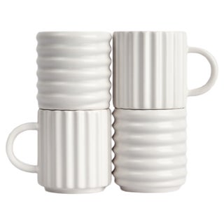 Ripple Mugs from Form & Seek, Set of 2 For Sale