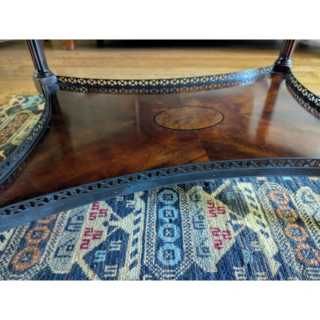 Theodore Alexander Living Room the Galleried Cocktail Table For Sale - Image 9 of 9