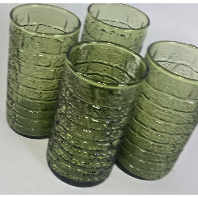 Mid century to 70s glass was all about texture. These are the most intricately textured pieces I've ever seen. The perfect...
