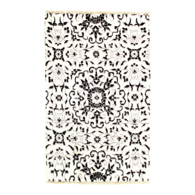 Pasargad DC Fine Hand Knotted Modern Rug For Sale