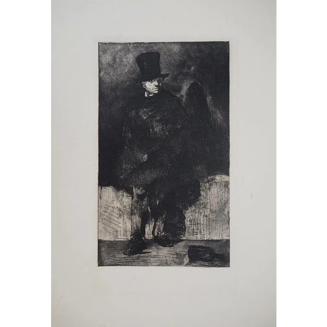 Edouard Manet, The Absinthe Drinker. 1860, Original Engraving For Sale - Image 9 of 9