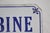 Phone Box Sign in Blue and White Enamel Metal, 1970s For Sale - Image 6 of 18