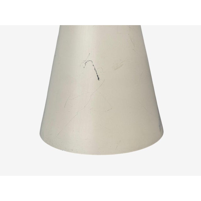Metal 1960s Italian Modern, White Lacquered Metal, Brass, Wall Sconces, Italy - a Pair For Sale - Image 7 of 8