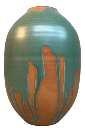Ikebana Flower Vase, Banko-Yaki, Taihōdō, Japan, 1960s