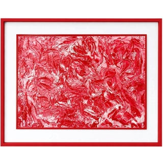 Silvy Favero, Red Planet, 2024, Acrylic Painting on Canvas, Framed For Sale
