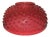 Antique Victorian Hobnail Glass Hanging Oil Kerosene Cranberry Red Lamp Shade For Sale