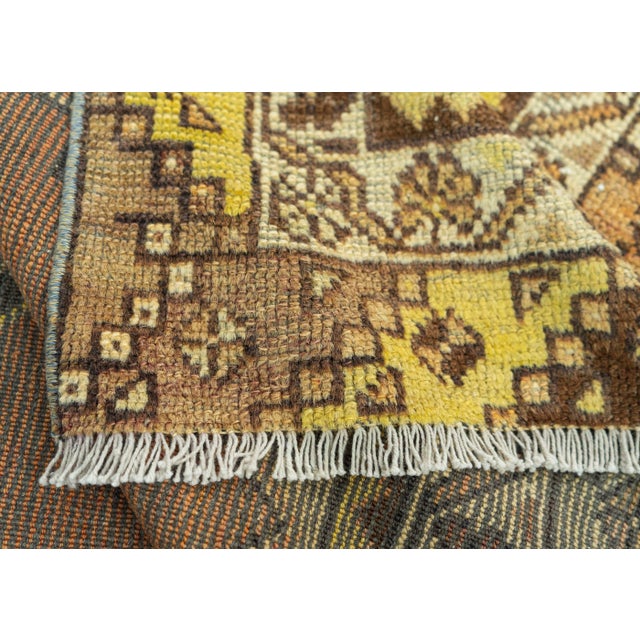 Orange Turkish Vintage Rug 3'3" x 5'10" #19811 For Sale - Image 8 of 8