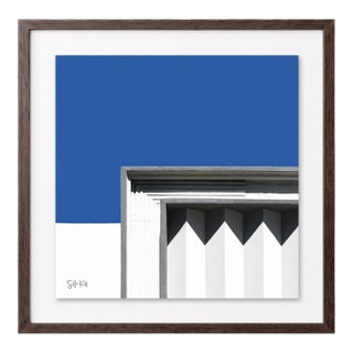 “Miami Beach 20” Giclee Archival Pigment Print 24x24 Framed in Walnut For Sale