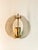 Charcoal Brass Wall Light with Double Glass For Sale - Image 8 of 15