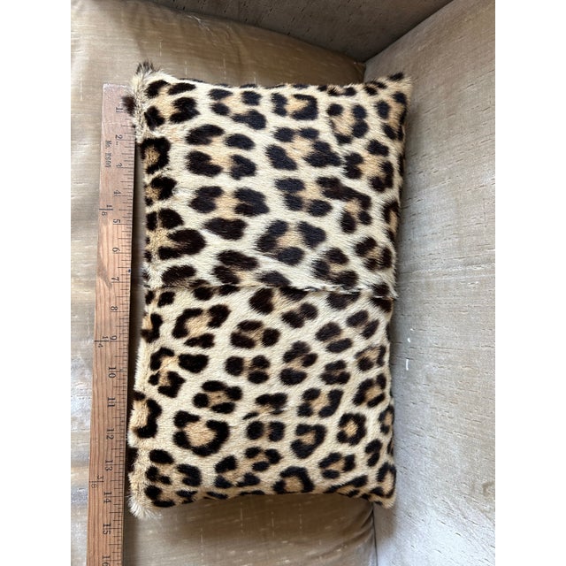 Boho Chic Leopard Pillow For Sale - Image 3 of 4
