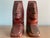 1950s Mid-Century Modern Mayan-Inspired Solid Cast Copper Bookends - a Pair For Sale - Image 5 of 10