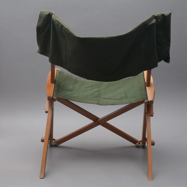Wood Beach Folding Chair by Pier Giacomo Castiglioni for Gavina, Italy, 1960s For Sale - Image 7 of 17
