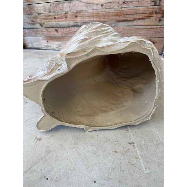 Vintage Coastal Regency Resin Koi Fish Side Table or Garden Stool For Sale - Image 11 of 12