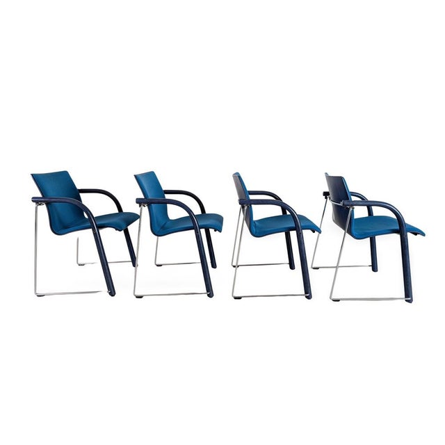 Thonet S320 Stacking Chairs from Thonet, Set of 4 For Sale - Image 4 of 13