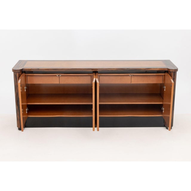 Enrique Garcel Macassar and Satinwood Sideboard For Sale In New York - Image 6 of 9