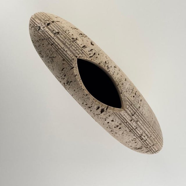 Italian Travertine Vase attributed to P. A. Giusti and Egidio Di Rosa for Up&Up, 1970s For Sale - Image 15 of 16