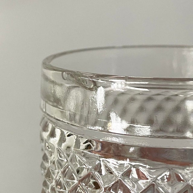 1980s Italian Modern Round Glasses in Crafted Glass, 1970s, Set of 6 For Sale - Image 5 of 9