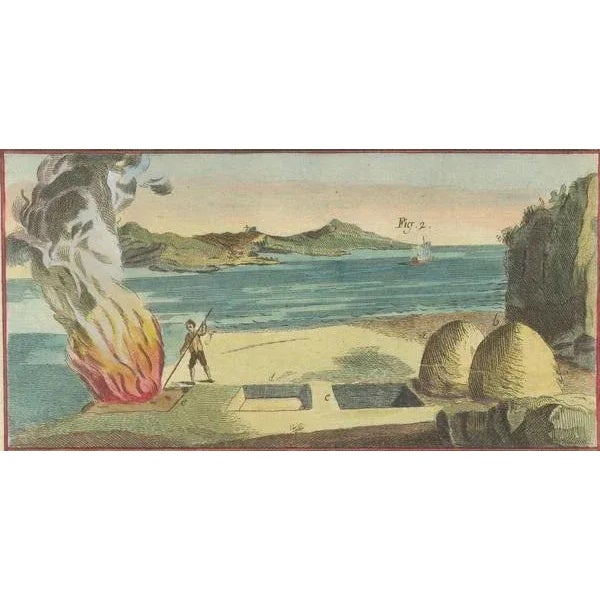Gold Panckoucke, Maritime Harvest: Illustrated Techniques, 1793, Prints, Set of 2 For Sale - Image 8 of 10