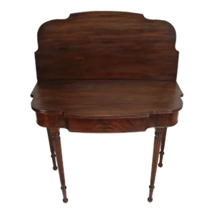 1920s Antique American Sheraton Mahogany Console Table