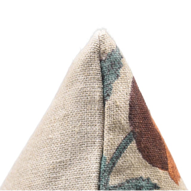 Farmhouse Badshah Block Printed Floral Designer House Decor Throw Pillow Cover 14x36 Inch For Sale - Image 3 of 5