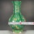 Vintage 1960s Chinese Green Ground Famille Rose "Fruits" Lobed Vase With Original Label For Sale - Image 4 of 9