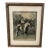 Vintage Framed Black and White Photo "Justin Tubb and His Pony" For Sale