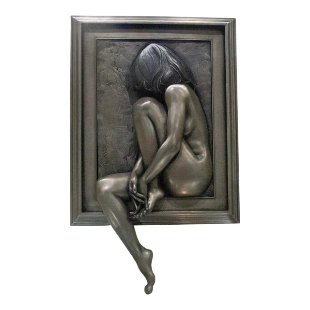 Bill Mack "Longing" (2009) Bonded Bronze Wall Relief Sculpture For Sale