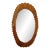 Solid Wood Oval Mirror For Sale