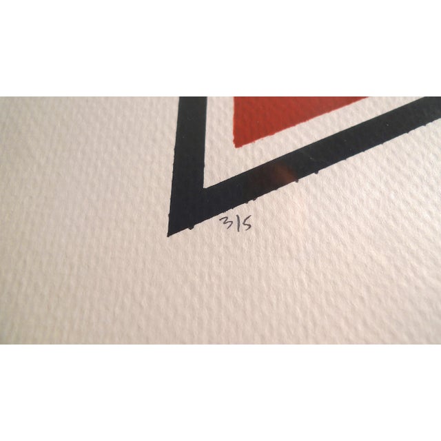 Abstract 2010s Abstract Expressionist "Untitled" Framed Limited Edition Painting by J. Barlow For Sale - Image 3 of 7