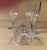 Set of 4 crystal cordial glasses, beautiful translucent classic fluted glassware