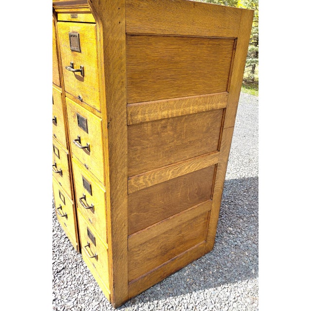 Early 20th Century Antique Yawman and Erbe File Cabinets Rochester Ny For Sale - Image 5 of 18