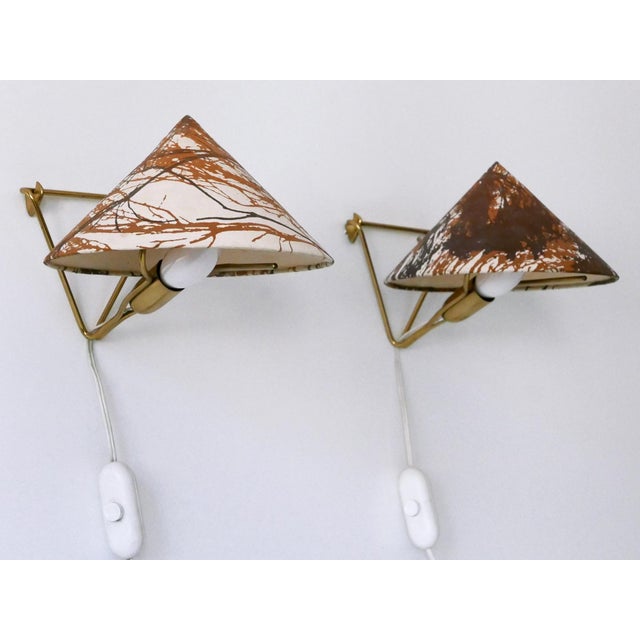 Eel Table Lamps by Rupert Nikoll, Austria, 1952, Set of 2 For Sale - Image 15 of 18