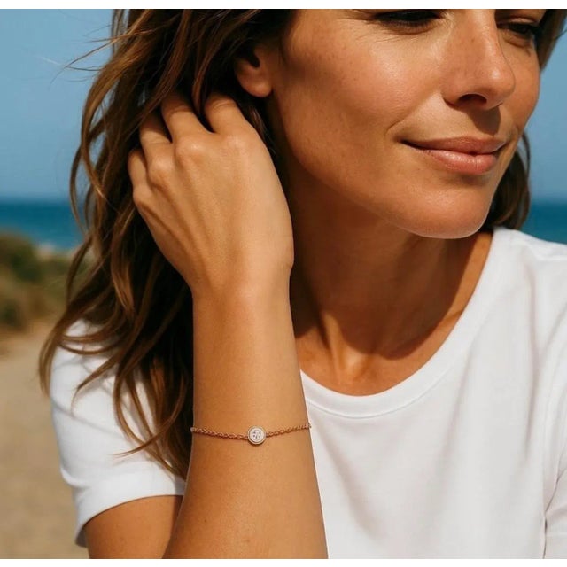 Vintage Cartier D’Amour 18k Rose Gold Diamond Bracelet For Sale - Image 10 of 10