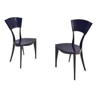 Karina Chairs by J. Mancini & G. Fois-Dorell for Sawaya & Moroni, 1990s, Set of 2 For Sale