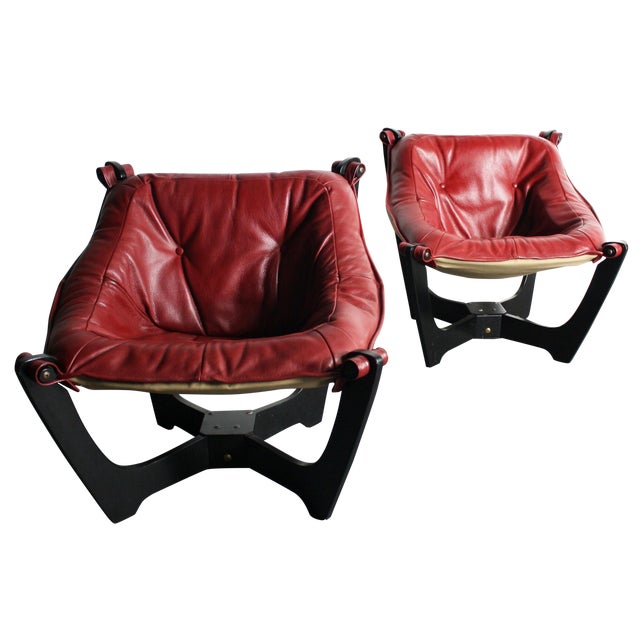 Img Norway Odd Knutsen Luna Chairs Pair Chairish