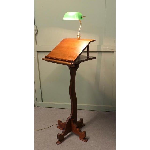 Arts and Crafts Restaurant Reception Station Greeter with Light For Sale - Image 3 of 8