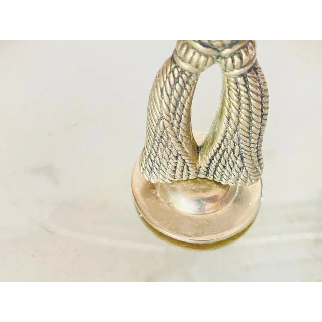 1970s French Cheese Tray in Metal and Glass, 1970s For Sale - Image 5 of 7