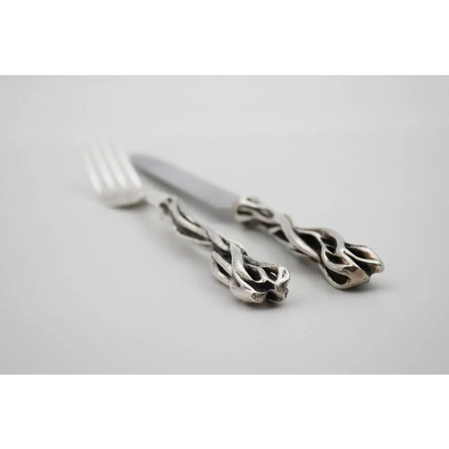 Not Yet Made - Made To Order Hedera Pieces in Silver Bronze or Gold Bronze by Richard Lauret, Set of 2 For Sale - Image 5 of 9