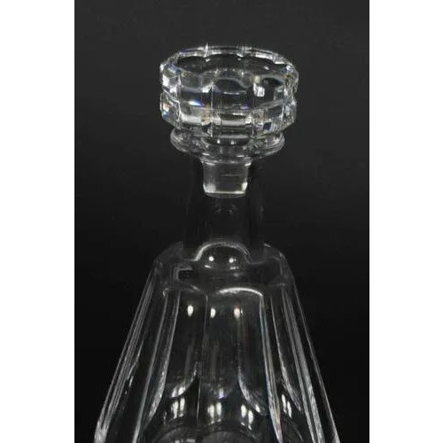 Vintage Harcourt Talleyrand Crystal Decanters attributed to Baccarat, 1950s, Set of 2 For Sale - Image 4 of 11