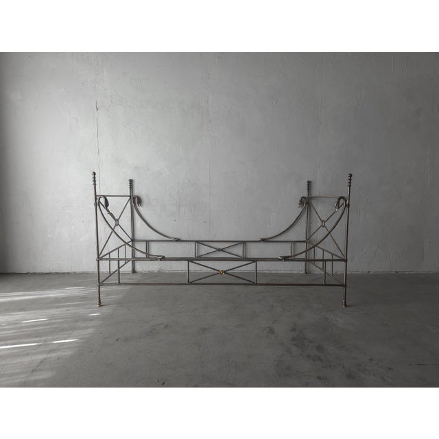 This French European iron and brass twin daybed is INCREDIBLE. Add some European style and charm to your space with this...
